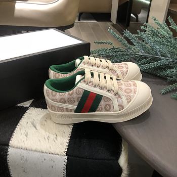 Colestore Kid Shoes Gucci Signature Sneaker Beige Size 26 - 35