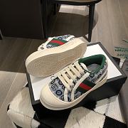 Colestore Kid Shoes Gucci Signature  Blue Sneaker Size 26 - 35 - 5