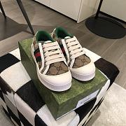 Colestore Kid Shoes Gucci Signature Brown Sneaker Size 26 - 35 - 5