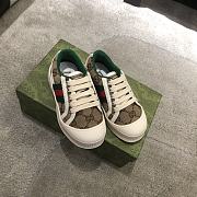 Colestore Kid Shoes Gucci Signature Brown Sneaker Size 26 - 35 - 4