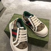 Colestore Kid Shoes Gucci Signature Brown Sneaker Size 26 - 35 - 2