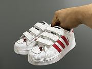 Colestore Kid Shoes Addidas Hello Kitty Sneaker Red Stripes Size 22 - 37 - 1