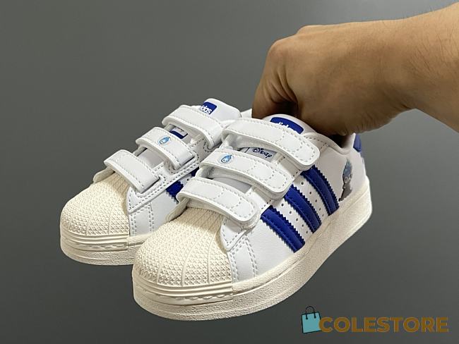 Colestore Kid Shoes Addidas Sneaker Blue Stripes Size 22 - 37 - 1