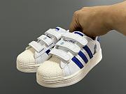 Colestore Kid Shoes Addidas Sneaker Blue Stripes Size 22 - 37 - 1