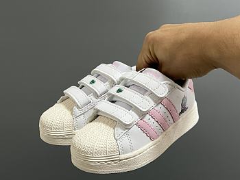 Colestore Kid Shoes Addidas Sneaker Pink Stripes Size 22 - 37