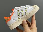 Colestore Kid Shoes Addidas Sneaker Orange Stripes Size 22 - 37 - 5
