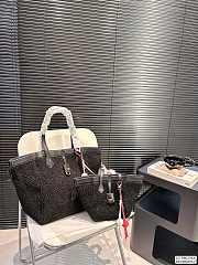 Colestore Fendi Fur Tote Bag Black 29 x 31 cm - 6