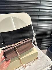 Colestore Coach Shoulder Suede Bag Chocolate 23 x 13 cm - 5