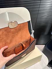 Colestore Coach Shoulder Suede Bag Chocolate 23 x 13 cm - 4