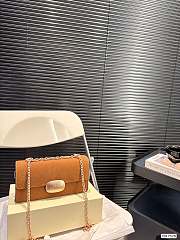 Colestore Coach Shoulder Suede Bag Brown 23 x 13 cm - 1