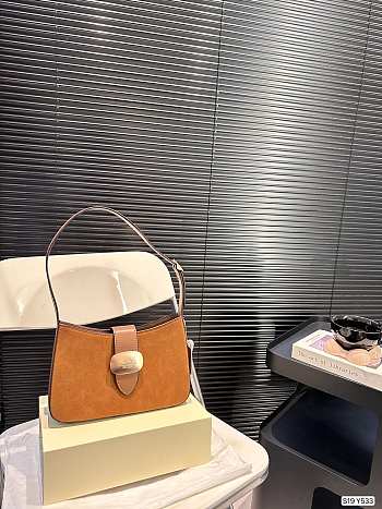Colestore Coach Outlet Eliza Shoulder Bag Brown 25 x 14 cm