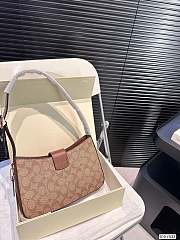 Colestore Coach Outlet Eliza Shoulder Bag C Logo Chocolate 25 x 14 cm - 4