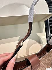Colestore Coach Outlet Eliza Shoulder Bag C Logo Chocolate 25 x 14 cm - 2