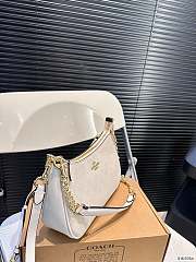 Colestore Coach Teri Shoulder Bag In White 24 x 13 cm - 4