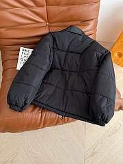 Colestore Miu Miu Puffer Jacket With Leather Collar Black  - 2