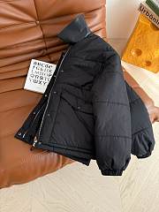 Colestore Miu Miu Puffer Jacket With Leather Collar Black  - 3