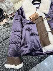 Colestore Miu Miu Velvet Puffer Jacket For Winter - 3