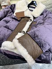 Colestore Miu Miu Velvet Puffer Jacket For Winter - 2