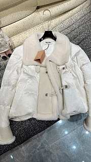 Colestore Miu Miu White Puffer Jacket For Winter  - 1
