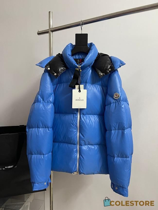 Colestore Moncler Maya Jacket Reversible Blue And Black  - 1