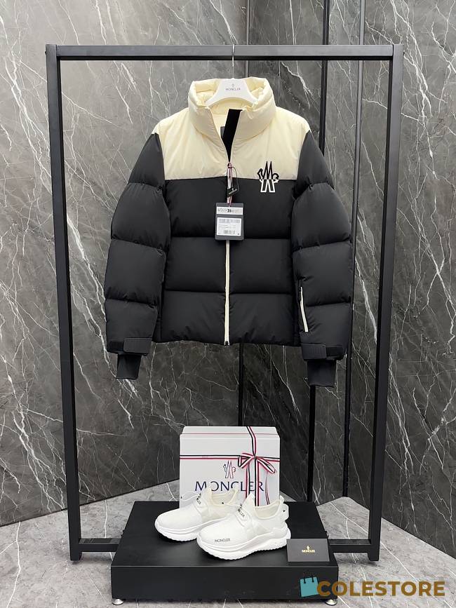 Colestore Moncler Grenoble Stennes Ski Down Jacket Black - 1