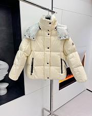 Colestore Moncler Reversible White And Grey Puff Jacked For Winter - 1