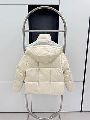 Colestore Moncler Reversible White And Grey Puff Jacked For Winter - 4