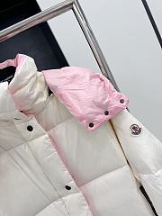 Colestore Moncler Reversible White And Pink Puff Jacked For Winter - 5