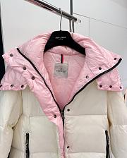 Colestore Moncler Reversible White And Pink Puff Jacked For Winter - 3