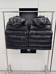 Colestore Moncler Puff Leather Jacked For Winter Black - 4