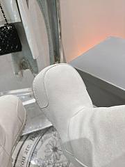 Colestore Balenciaga Suede With Fur High Boots White - 2