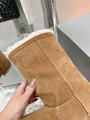 Colestore Balenciaga Suede With Fur Medium Boots Brown - 4