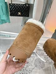 Colestore Balenciaga Suede With Fur Boots Brown - 6