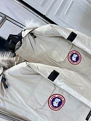 Colestore Canada Goose Men's Expedition Parka White - 3