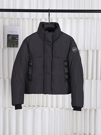 Colestore Canada Goose Junction Cropped Puffer Black