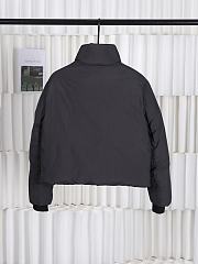 Colestore Canada Goose Junction Cropped Puffer Black - 5