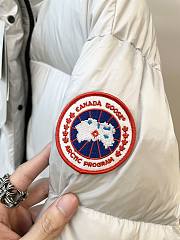 Colestore Canada Goose Women's Cypress Cropped Puffer White - 4