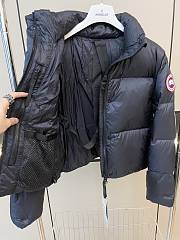 Colestore Canada Goose Women's Cypress Cropped Puffer Black - 2
