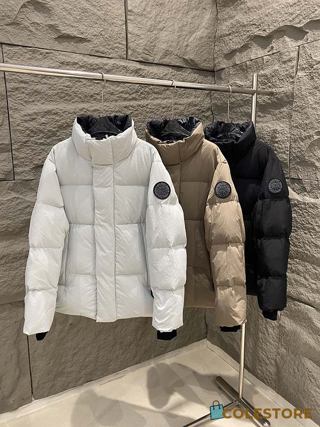 Colestore Canada Goose Junction Parka Black Label White/ Black/ Grey - 1