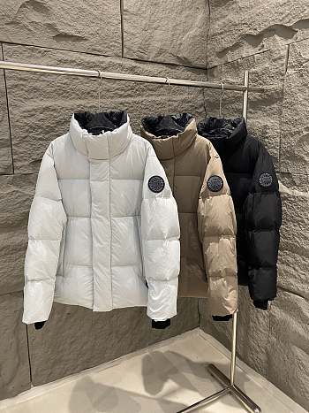 Colestore Canada Goose Junction Parka Black Label White/ Black/ Grey