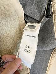 Colestore Canada Goose Simcoe Wool Blend Fleece Quarter Zip Top Grey - 3