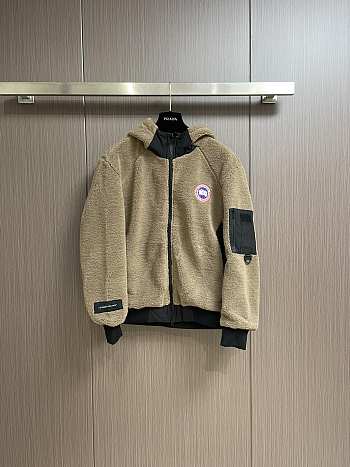 Colestore Canada Goose Simcoe Fleece Jacket Brown