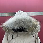 Colestore Canada Goose Men's Expedition Parka Fur Hat Beige - 5