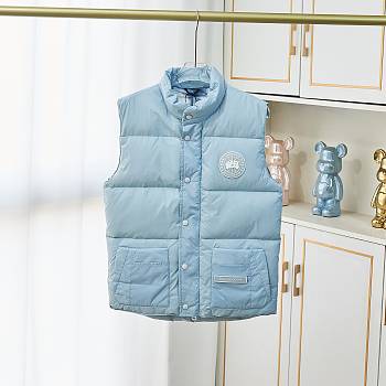 Colestore Canada Goose Puffed No Sleeves Blue
