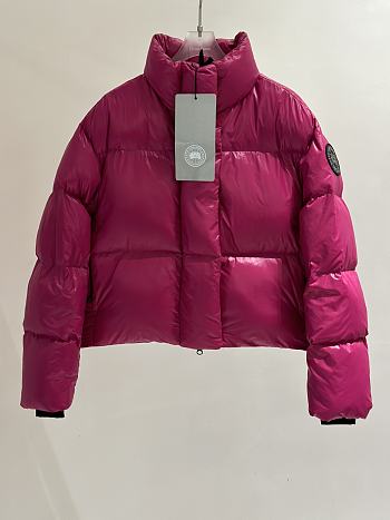 Colestore Canada Goose Women's Cypress Cropped Puffer Pink