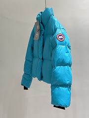 Colestore Canada Goose Women's Cypress Cropped Puffer Blue - 6