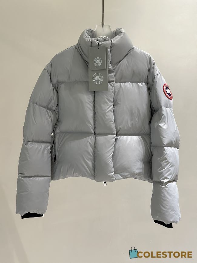 Colestore Canada Goose Women's Cypress Cropped Puffer Grey - 1