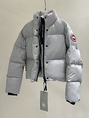 Colestore Canada Goose Women's Cypress Cropped Puffer Grey - 4