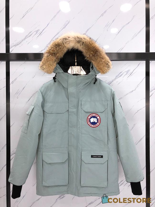 Colestore Canada Goose Grey Puffted And Fur Winter Coat  - 1