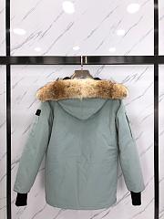 Colestore Canada Goose Grey Puffted And Fur Winter Coat  - 4